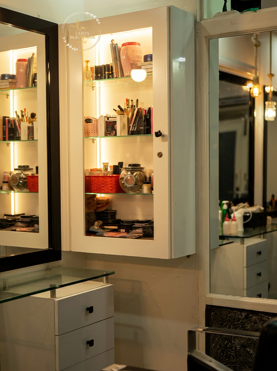 Elegant salon interior at Labo's Beauty Bar